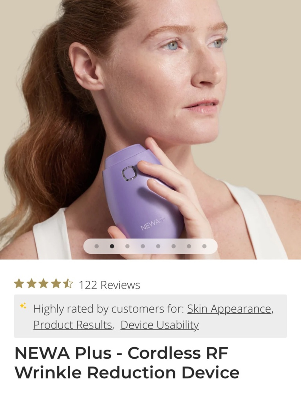 NEWA Plus - Cordless RF
Wrinkle Reduction Device - Picture 3 of 6